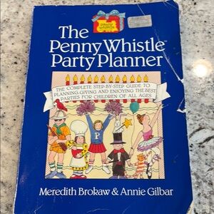 ♦️3 for $15♦️Vintage 1987 The Penny Whistle Party Planner Book